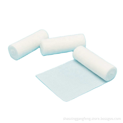 4 -lly -elastische Wunddressing Fleisch Gaze Bandage Roll